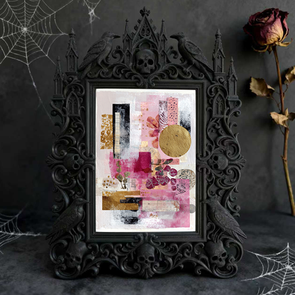 Limited-stock Gothic Dark-style Photo Frame | Dark Fantasy Miniature Collection Decor, Photo Ornament, Wall-mountable & Tabletop, Creative F