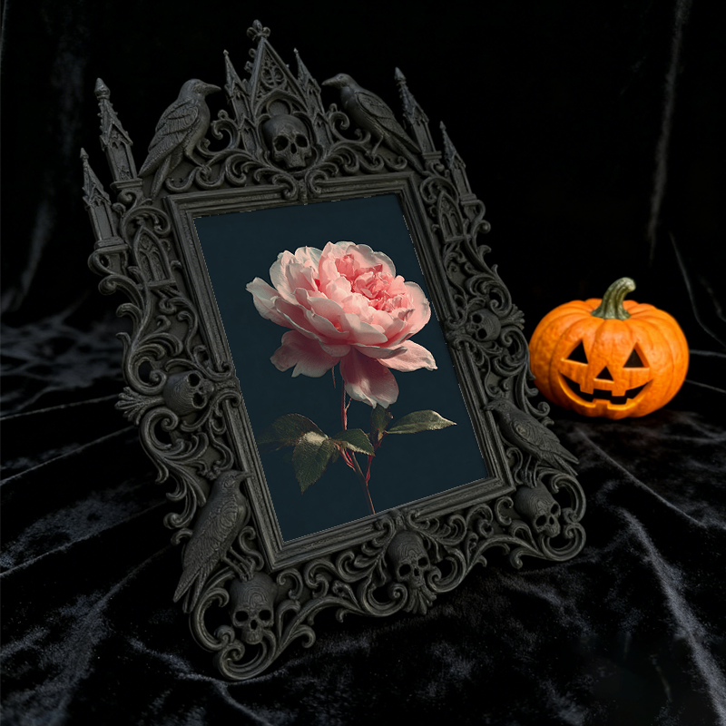 Trend-forward Gothic Dark-style Photo Frame | Punk Rock Band Merchandise Pop-up Decor, Photo Ornament, Wall/Table Dual-use, Eco-friendly Fra
