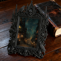 Bold-standout Gothic Dark-style Photo Frame | Dark Fantasy Miniature Terrain Shop Decor, Photo Ornament, Wall-mountable & Tabletop, Creative