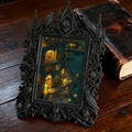 Bestselling-hit Gothic Dark-style Photo Frame | Halloween Haunted Warehouse Photo Spot Decor, Photo Ornament, Wall-mountable & Tabletop, Lig