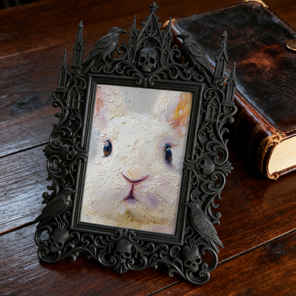 Reel-trending Gothic Dark-style Photo Frame | Paranormal Investigation Team Party Decor, Photo Ornament, Wall-mountable & Tabletop, High-glo