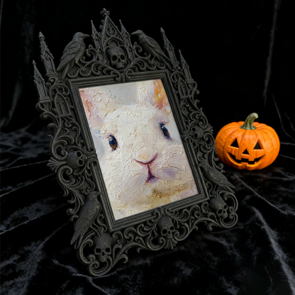 Reel-trending Gothic Dark-style Photo Frame | Paranormal Investigation Team Party Decor, Photo Ornament, Wall-mountable & Tabletop, High-glo