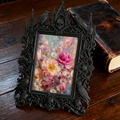 Luxe-rustic Gothic Dark-style Photo Frame | Gothic Elopement Reception Decor, Photo Ornament, Wall-mountable & Tabletop, Practical Frame