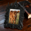 5-star-approved Gothic Dark-style Photo Frame | Werewolf-themed Cabin Bedroom Decor, Photo Ornament, Dual-use Display, Sturdy Frame