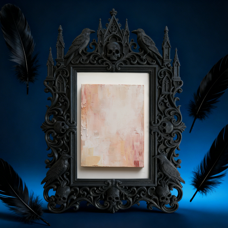 Hard-to-get Gothic Dark-style Photo Frame | Vampire LARP Themed Guest Room Decor, Photo Ornament, Wall/Table Dual-use, Artistic Frame