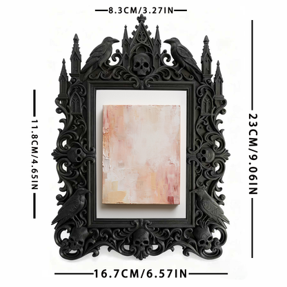 Hard-to-get Gothic Dark-style Photo Frame | Vampire LARP Themed Guest Room Decor, Photo Ornament, Wall/Table Dual-use, Artistic Frame
