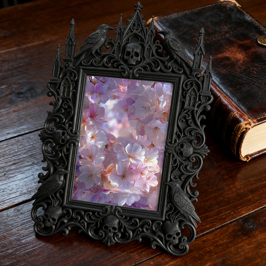 Collector-top-pick Gothic Dark-style Photo Frame | Vintage Horror Movie Poster Framing Shop Decor, Photo Ornament, Wall/Table Dual-use, Disp