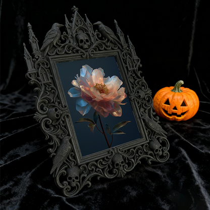 Shop-favorite Gothic Dark-style Photo Frame | Witchy Crystal Grid Workshop Party Decor, Photo Ornament, Wall/Table Dual-use, Durable Frame