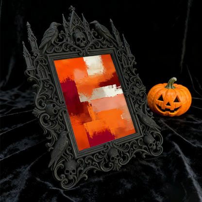 Luxe-rustic Gothic Dark-style Photo Frame | Gothic Elopement Photo Album Display Decor, Photo Ornament, Wall-mountable & Tabletop, Practical