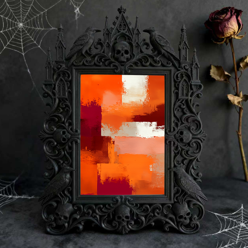 Luxe-rustic Gothic Dark-style Photo Frame | Gothic Elopement Photo Album Display Decor, Photo Ornament, Wall-mountable & Tabletop, Practical