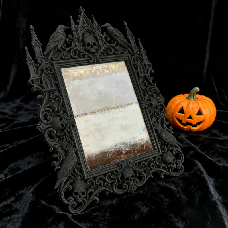 Trend-alert Gothic Dark-style Photo Frame | Dark Academia Study Table Decor, Photo Ornament, Wall/Table Dual-use, Eco-friendly Frame