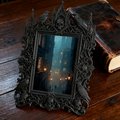 Bestselling-essential Gothic Dark-style Photo Frame | Halloween Haunted Subway Station Photo Booth Decor, Photo Ornament, Wall-mountable & T