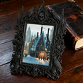 High-demand-gem Gothic Dark-style Photo Frame | Punk Rock Band Reunion Concert Decor, Photo Ornament, Dual-use Display, Retro Plastic Frame