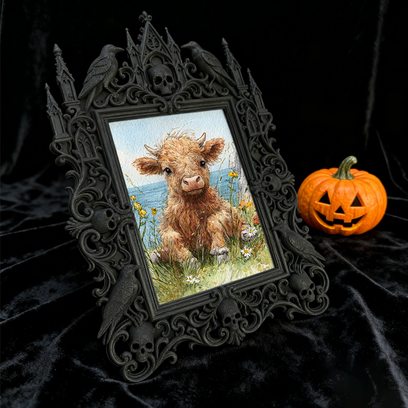 Hard-to-find-pick Gothic Dark-style Photo Frame | Vampire Cosplay Group Cosplay Parade Decor, Photo Ornament, Wall/Table Dual-use, Artistic 