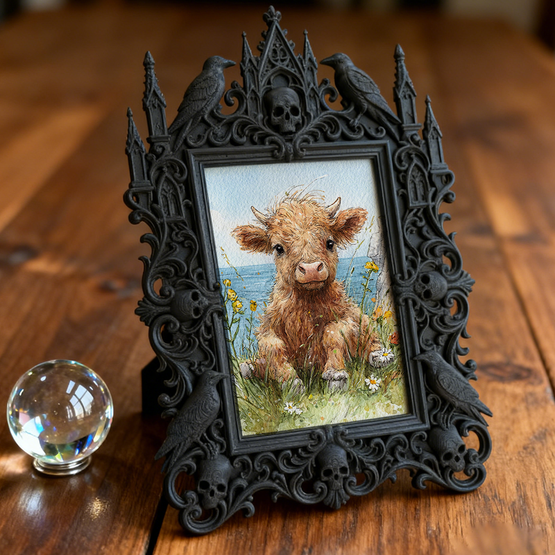 Hard-to-find-pick Gothic Dark-style Photo Frame | Vampire Cosplay Group Cosplay Parade Decor, Photo Ornament, Wall/Table Dual-use, Artistic 