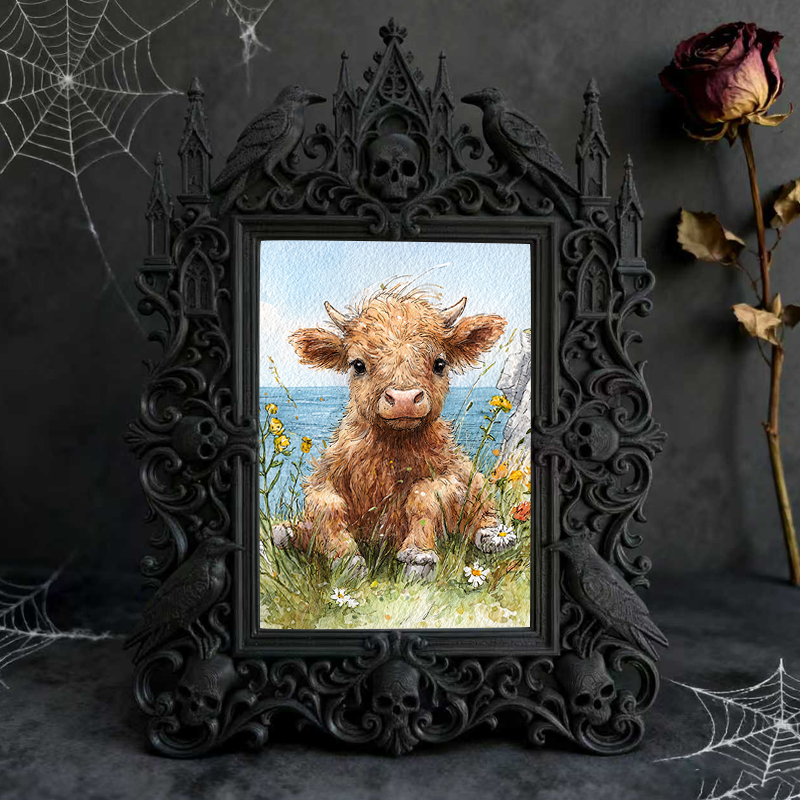 Hard-to-find-pick Gothic Dark-style Photo Frame | Vampire Cosplay Group Cosplay Parade Decor, Photo Ornament, Wall/Table Dual-use, Artistic 