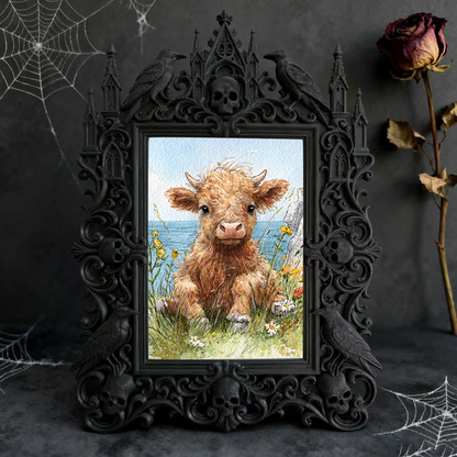 Hard-to-find-pick Gothic Dark-style Photo Frame | Vampire Cosplay Group Cosplay Parade Decor, Photo Ornament, Wall/Table Dual-use, Artistic 