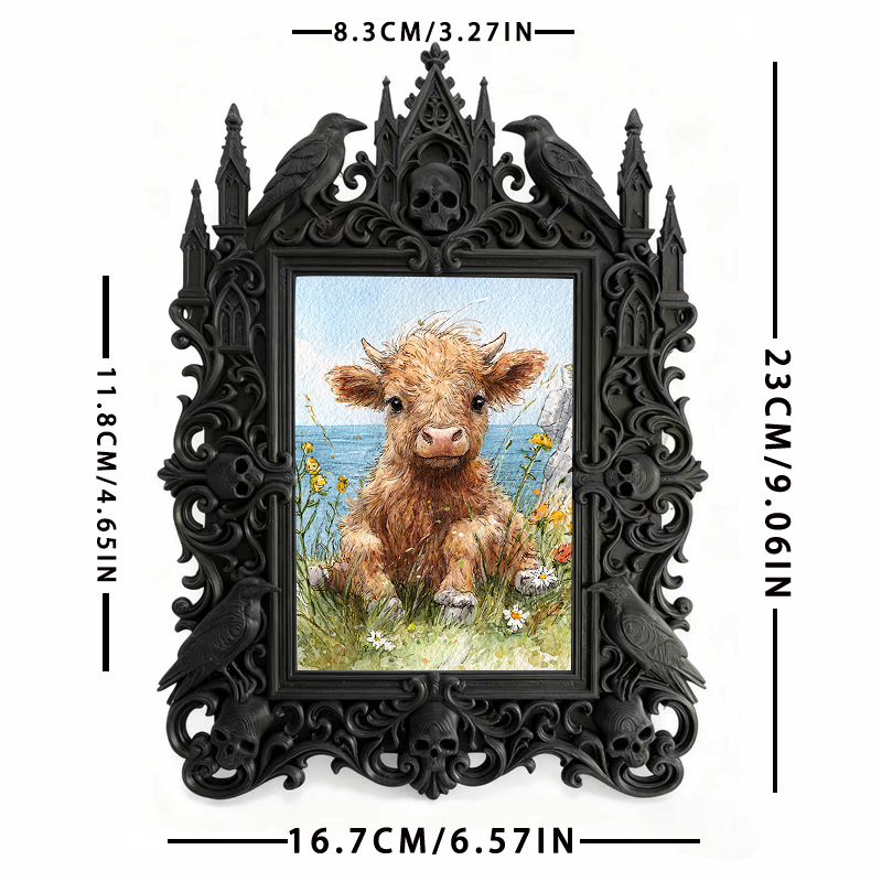 Hard-to-find-pick Gothic Dark-style Photo Frame | Vampire Cosplay Group Cosplay Parade Decor, Photo Ornament, Wall/Table Dual-use, Artistic 