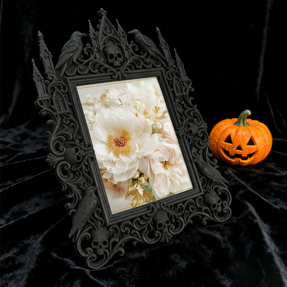 Highly-recommended Gothic Dark-style Photo Frame | Gothic Basement Billiard Room Decor, Photo Ornament, Wall-mountable & Tabletop, Scratch-r