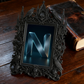 Trend-alert-pick Gothic Dark-style Photo Frame | Dark Academia Study Room Window Sill Decor, Photo Ornament, Wall/Table Dual-use, Eco-friend