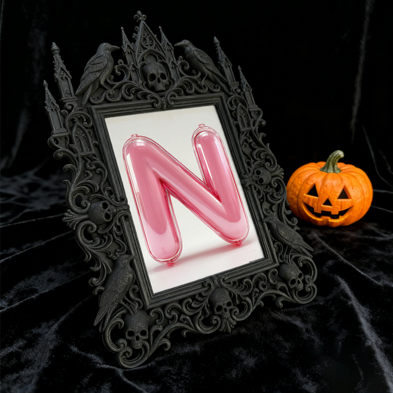 Sturdy-built Gothic Dark-style Photo Frame | Gothic Custom Leather Notebook Shop Decor, Photo Ornament, Dual-use Display, Wear-resistant Fra
