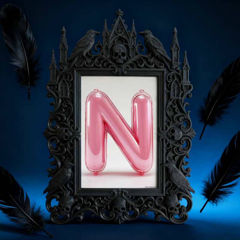 Sturdy-built Gothic Dark-style Photo Frame | Gothic Custom Leather Notebook Shop Decor, Photo Ornament, Dual-use Display, Wear-resistant Fra