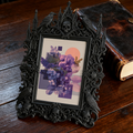 Viral-favorite Gothic Dark-style Photo Frame | Gothic Living Room Bookshelf Decor, Photo Ornament, Wall-mountable & Tabletop, Plastic Frame