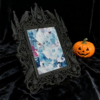 Shop-top-pick Gothic Dark-style Photo Frame | Vampire-themed Bedroom Closet Decor, Photo Ornament, Wall-mountable & Tabletop, Lightweight Fr