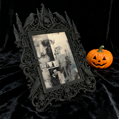 Highly-recommended Gothic Dark-style Photo Frame | Gothic Home Gym Decor, Photo Ornament, Wall-mountable & Tabletop, Scratch-resistant Frame