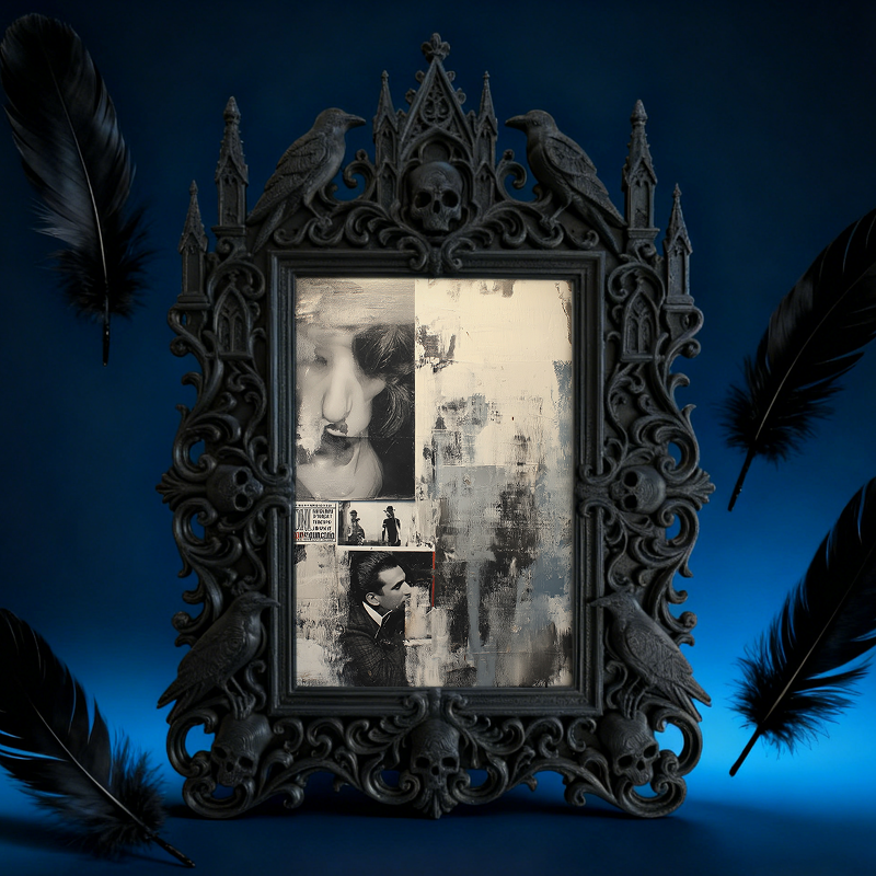 Highly-recommended Gothic Dark-style Photo Frame | Gothic Home Gym Decor, Photo Ornament, Wall-mountable & Tabletop, Scratch-resistant Frame