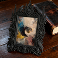 Must-snag Gothic Dark-style Photo Frame | Gothic Balcony Table Decor, Photo Ornament, Wall-mountable & Tabletop, Slim Frame