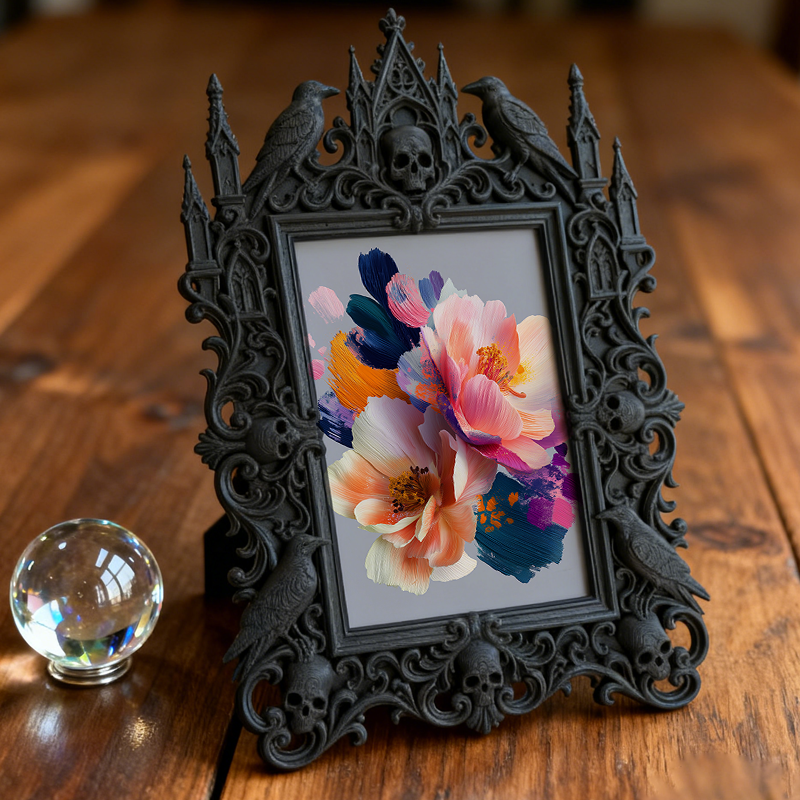 Insta-trending Gothic Dark Frame | Dark Academia Dorm Decor, Durable, Lightweight