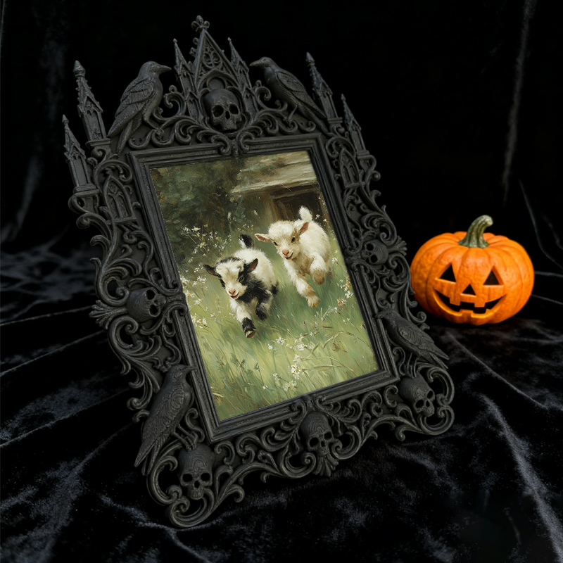 Bestselling-now Gothic Dark Frame | Witchy Crystal Shop Decor, Scratch-resistant