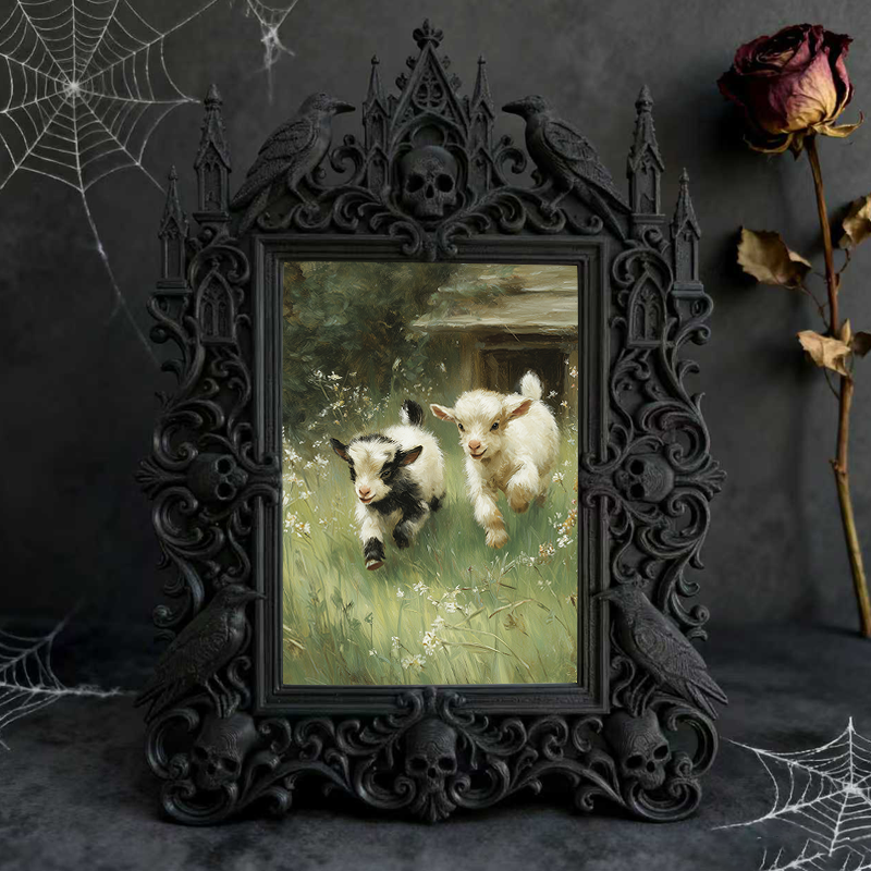 Bestselling-now Gothic Dark Frame | Witchy Crystal Shop Decor, Scratch-resistant