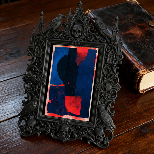 5-star-rated Gothic Dark Frame | Occult Tarot Shop Decor, Collectible