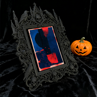 5-star-rated Gothic Dark Frame | Occult Tarot Shop Decor, Collectible