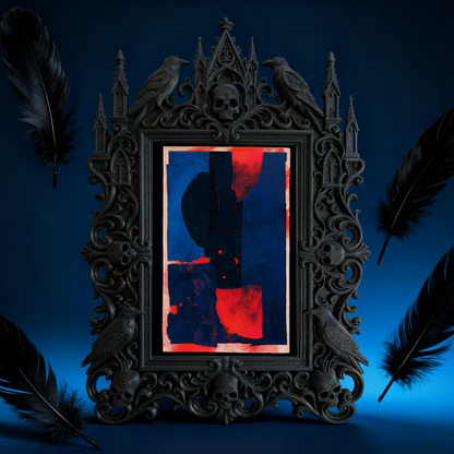 5-star-rated Gothic Dark Frame | Occult Tarot Shop Decor, Collectible