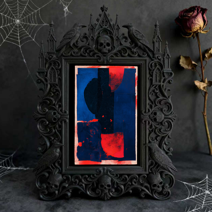 5-star-rated Gothic Dark Frame | Occult Tarot Shop Decor, Collectible