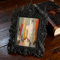 Exclusive-drop Gothic Dark Frame | Werewolf Camping Decor, Rustic, Portable