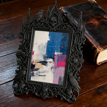Rare-gem Gothic Dark Frame | Gothic Lash Studio Display, High-gloss