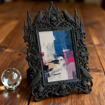 Rare-gem Gothic Dark Frame | Gothic Lash Studio Display, High-gloss