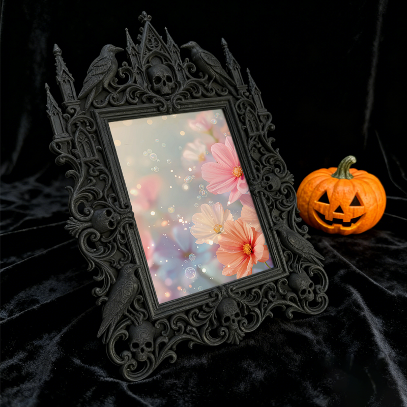 Luxe-dark Gothic Dark Frame | Vampire Cosplay Shop Decor, Artistic