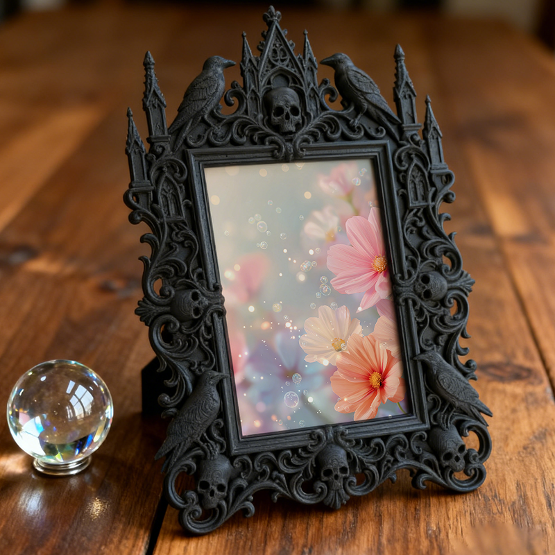 Luxe-dark Gothic Dark Frame | Vampire Cosplay Shop Decor, Artistic