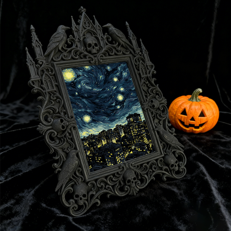Hard-to-find Gothic Dark Frame | Witchy Herbal Shop Decor, Wear-resistant