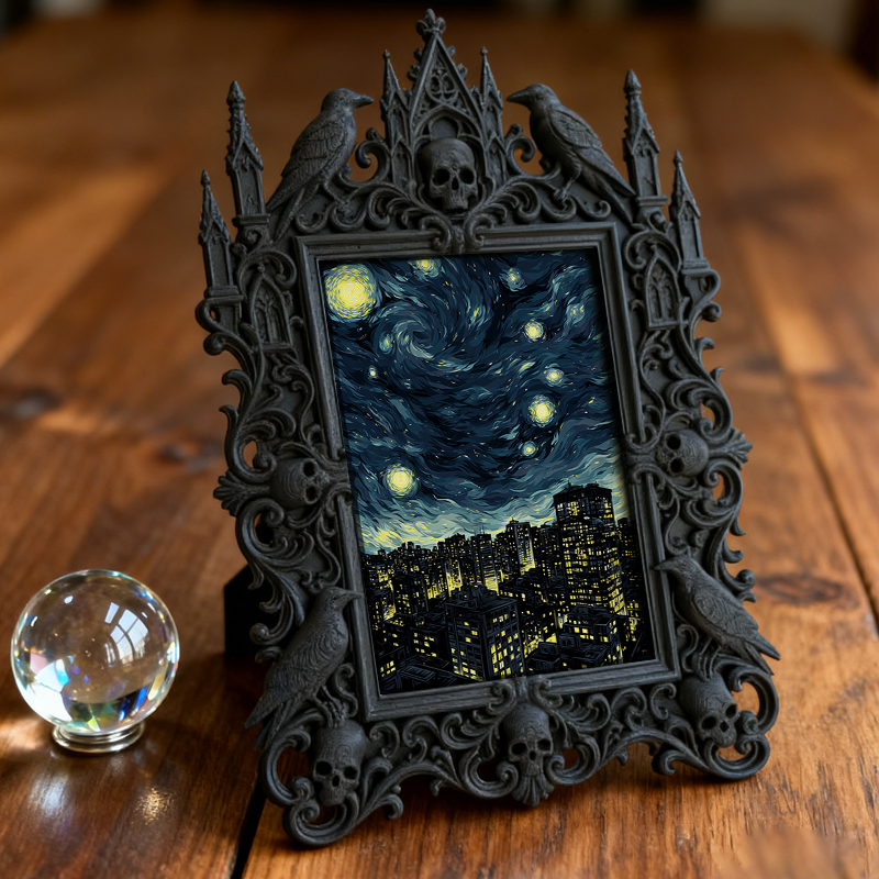 Hard-to-find Gothic Dark Frame | Witchy Herbal Shop Decor, Wear-resistant