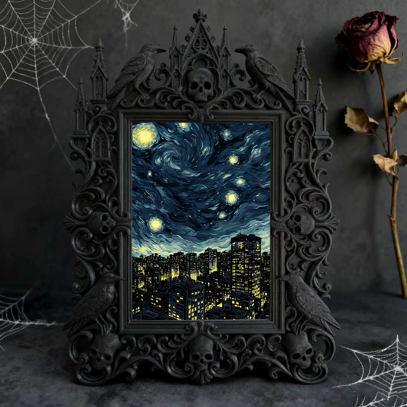 Hard-to-find Gothic Dark Frame | Witchy Herbal Shop Decor, Wear-resistant
