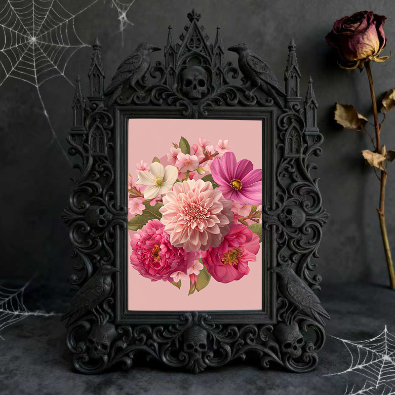 One-of-a-kind Gothic Dark Frame | Gothic Biker Shop Decor, Elegant
