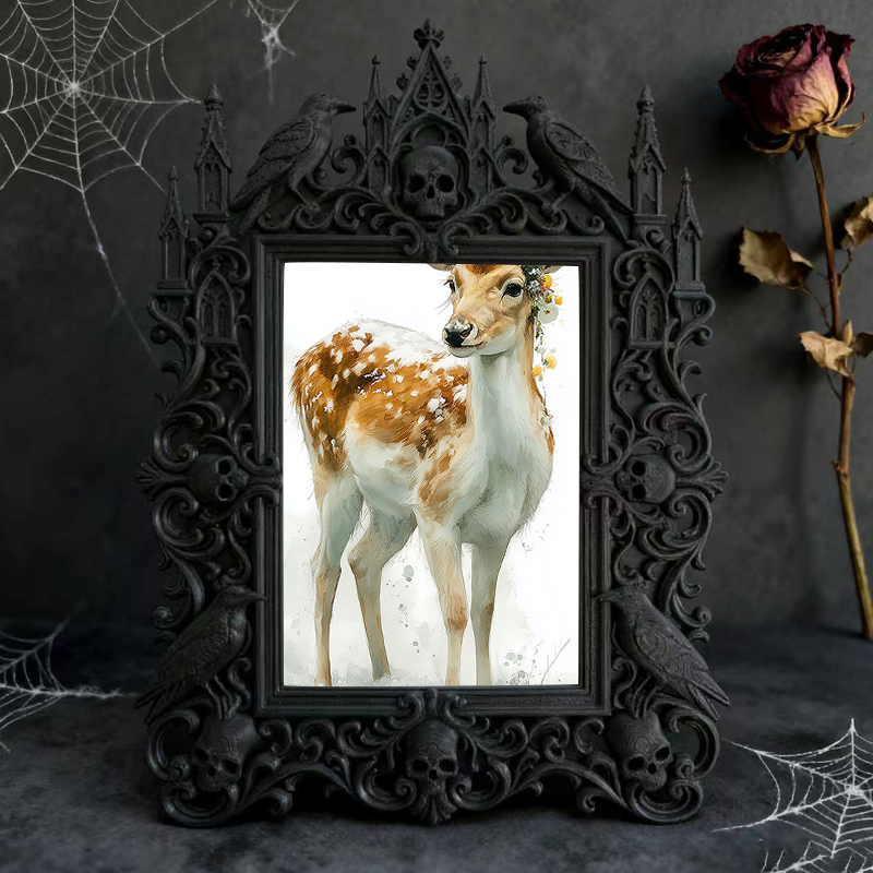 Viral-sensation Gothic Dark Frame | Paranormal Cafe Decor, Display-grade