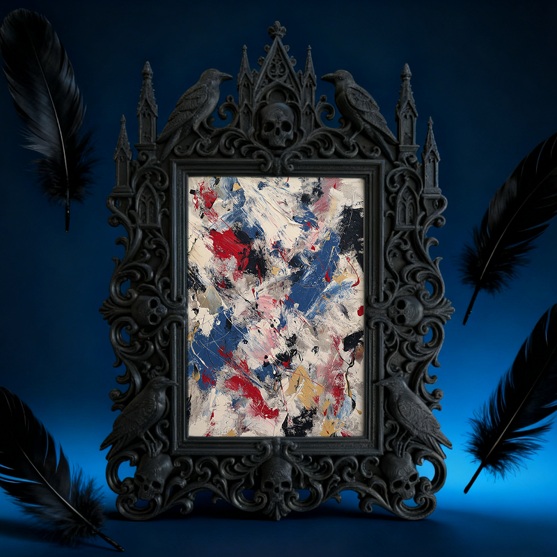 Fan-favorite Gothic Dark Frame | Gothic Pet Shop Decor, Cute, Sturdy