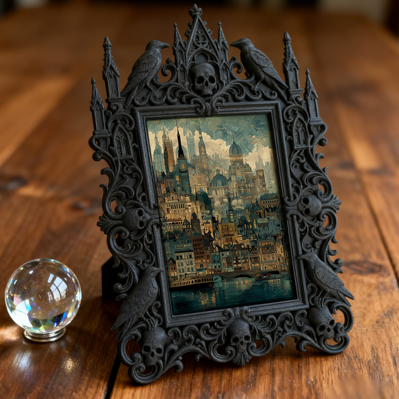 Quick-sellout Gothic Dark Frame | Halloween Haunted House Prop, Lightweight